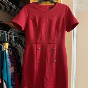 Formal red dress